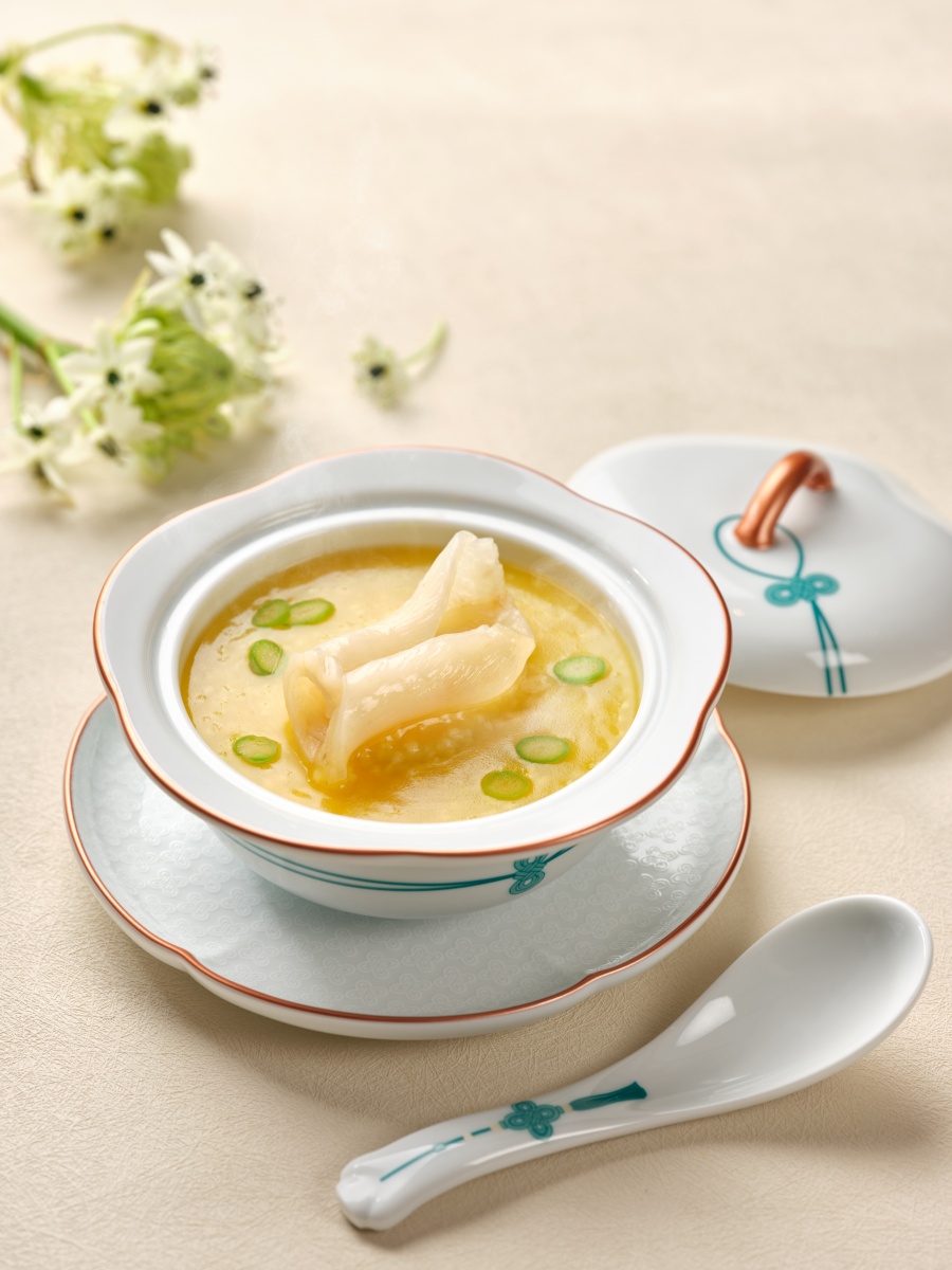 organic set menu dish fish maw and millet 900x1200