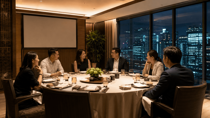 business_meeting_at_a_private_room_restaurant image business_meeting at a private room restaurant