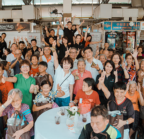 Dumpling festival breakfast experience at whampoa market