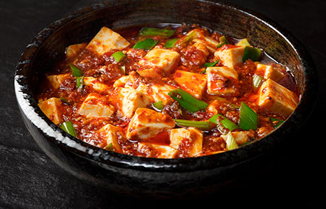 Bean curd in spicy minced meat sauce